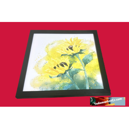 Cuadro de girasoles para decorar