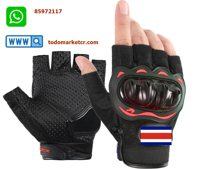 Guantes sin dedos 🧤 con nudillos reforzados 💪 para hombres y mujeres 👩👨- Talla M